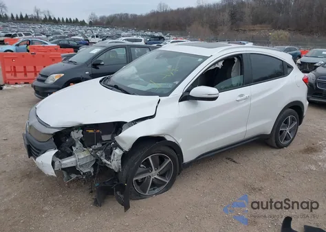 2022 Honda Hr-V Awd Ex-L z USA, uszkodzony, nr VIN 3CZRU6H77NM718918